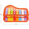 2 In 1 Xylophone/Piano With Music Sheet Songbook - 3 of 4