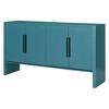 NicBex Retro Buffet Cabinet with Large Storage Entryway Console Table Kitchen Cabinet with Glass Sliding Door for Dining Room, Hallway - 4 of 4