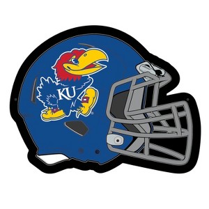 Evergreen Ultra-Thin Edgelight LED Wall Decor, Helmet, University of Kansas- 19.5 x 15 Inches Made In USA - 1 of 4