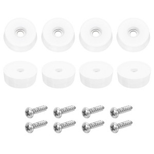 Unique Bargains Non-Slip Noise Reduction Non-Marking Rubber Bumper Feet 8 Pcs - 1 of 4