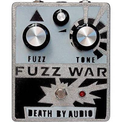 DEATH BY AUDIO Fuzz War Effects Pedal Silver