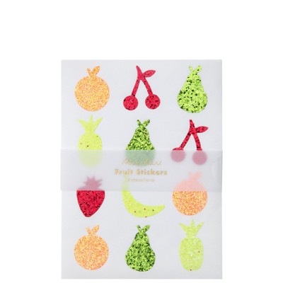 Meri Meri Glitter Fruit Sticker Sheets