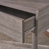 2pc Ellison Mid Century Modern Home Office Set Gray: Storage Bookcase, Cable Management - Christopher Knight Home - 3 of 4