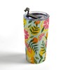 Cat Coquillette Grapefruit Blooms Mint Palette 20 oz Stainless Steel Travel Mug - Deny Designs - image 3 of 4