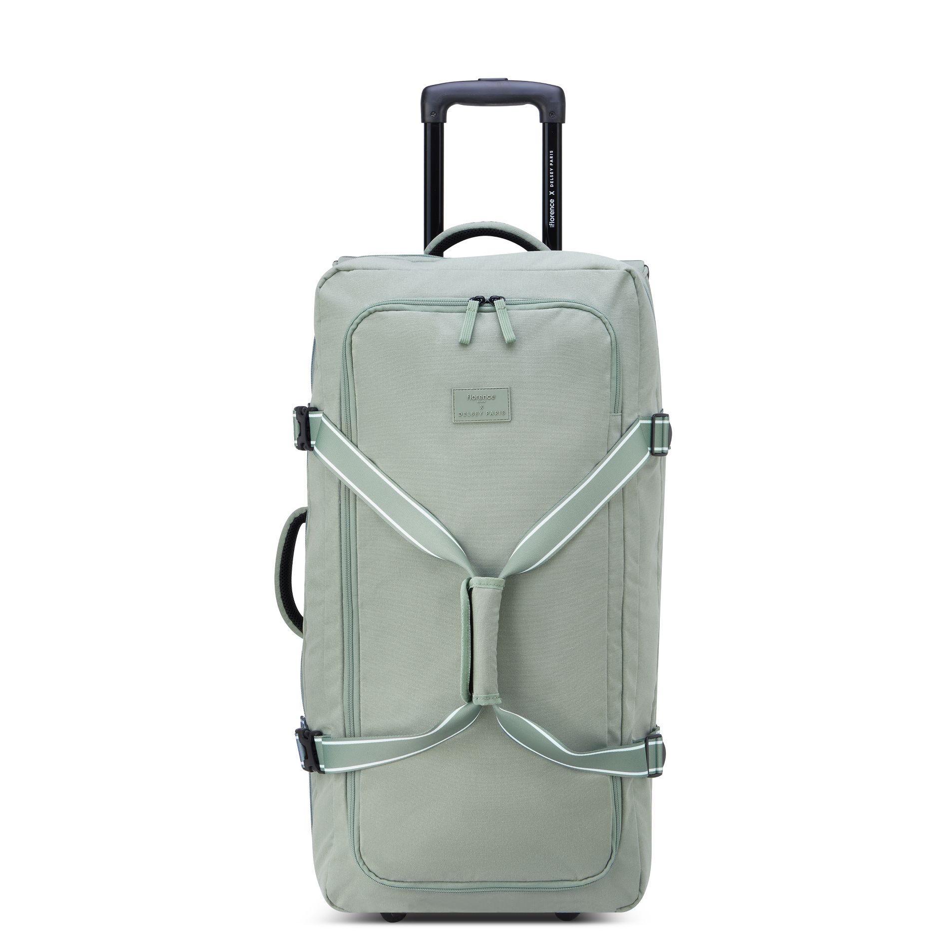 Florence by mills x DELSEY PARIS Checked On A Roll 28" Softside Duffel Bag - Sage Green