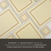 Pimpernel Classic Cream Coasters Set of 6 - 4.25" Square - 4 of 4