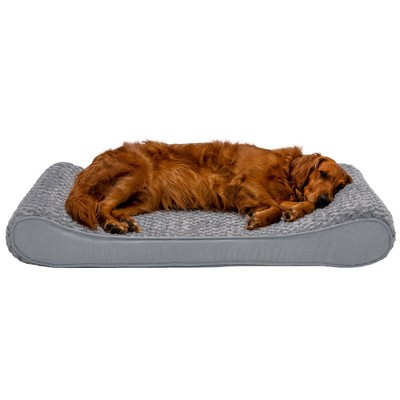 Furhaven Ultra Plush Luxe Lounger Orthopedic Dog Bed - Jumbo, Gray : Target