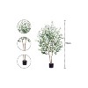 Artificial Olive Trees, Plastic Olive Tree, Home Decoration Plant, Adjustable, for Living Room, Bedroom, Home, Office - 2 of 4
