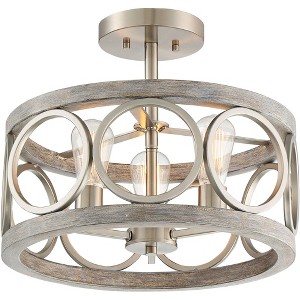 Salima rustic farmhouse ceiling light top
