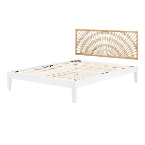 South Shore Wooden Bed and Headboard Set - 1 of 4