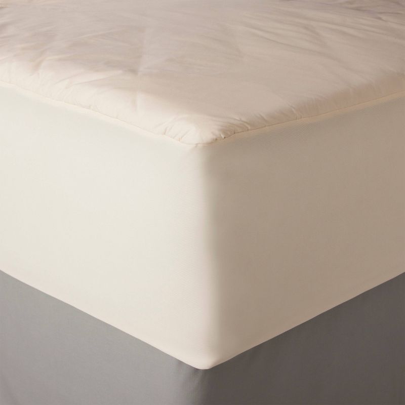  AllerEase Waterproof Mattress Pad with 100% Organically Grown Cotton Top  , 3 of 5