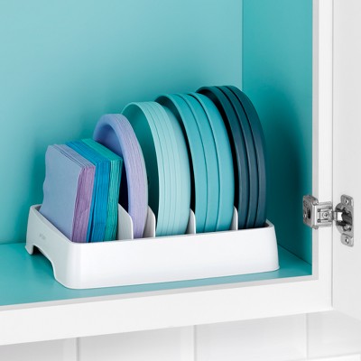 YouCopia 2pk Small Plastic StoraLid Container Lid Organizer - White: Kitchen Drawer & Pot Lid Storage Organizer — фото 4
