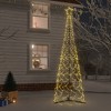 vidaXL Christmas Cone Tree Warm White 500 LEDs - 2 of 4