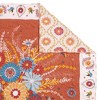 Barefoot Bungalow Topanga Throw Blanket Reversible Floral Print Two Looks in One 50" x 60" Multicolor - 4 of 4