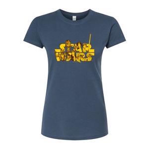 Women's - Star Wars - Logo Rebels Fitted Graphic T-Shirt - 1 of 2