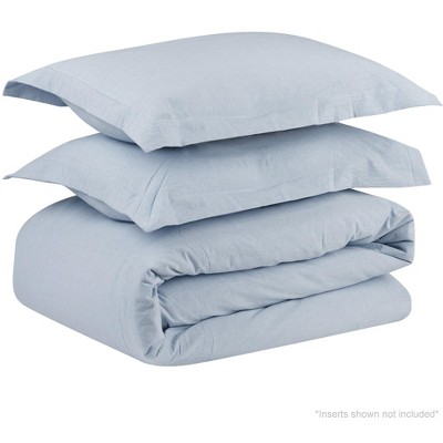 Lavender Cotton King/California King Minimalist Bedspread Cover Set