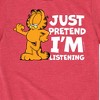 Boys' - Garfield - Pretend I'm Listening Short Sleeve Graphic T-Shirt - 2 of 4