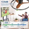SKRAN 24" Solid Wood Blade Ceiling Fan with Light and Remote, Reversible DC Motor, Fandelier for Bedroom, Kitchen, Living Room - 4 of 4