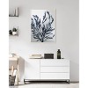 Kate & Laurel All Things Decor 28"x38" Sylvie Blue Ocean Wall Art: White Frame, Sawtooth Back - 2 of 4
