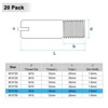 Unique Bargains 304 Stainless Steel Durable Multipurpose Precision Structure Mechanical Fasteners - 3 of 4