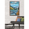 Trends International Lantern Press - Glacier National Park, Avalanche Lake Framed Wall Poster Prints - 2 of 4