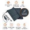 Pure Enrichment Pure Radiance Ultra-Wide Luxury Heating Pad - 20" x 24" - Iron Gray - 4 of 4