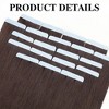 Jessie's Wig 16-26 Inch Tape In Hair Extensions 50g For Women Thin Hair Straight #2T6 Dark Brown with Medium Brown 20 Pcs/Pack - 3 of 4