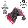 Novelty Lights 50 Light Incandescent Mini Christmas String Lights Brown Wire 11 Feet - 4 of 4