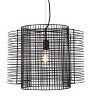 Elegant Lighting Deleon 1 light black pendant - 3 of 4