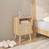 GlasFlength Nightstands Stylish and Functional Bedroom Storage with Ample Drawers and Shelves, Modern Design Style, Beige,15.74”*11.81”*22.83" - 4 of 4