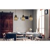 Cal Lighting 60W Teramo RippLED Glass Pendant (Edison Bulb Not included) - 2 of 2