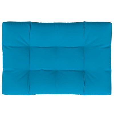 vidaXL Outdoor Pallet Cushion - 47.2"x31.5"x4.7" Water-Resistant Fabric Lounge Cushion in Vibrant Blue for Garden