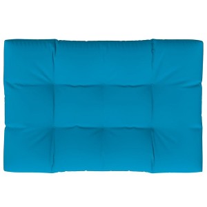 vidaXL Outdoor Pallet Cushion - 47.2"x31.5"x4.7" Water-Resistant Fabric Lounge Cushion in Vibrant Blue for Garden - 1 of 4