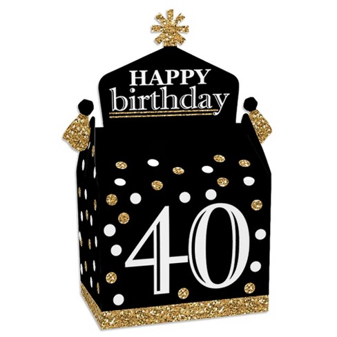 Adult Birthday, 40th Birthday Favor Bags