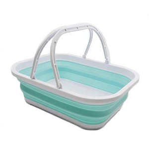 SAMMART 12L (3.17 Gallon) Collapsible Tub with Handle - 1 of 4