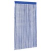 Aghana Digitals Blue String Curtains 2-Pack, 55.1x98.4", Polyester Washable, Cut-to-Size, - 3 of 4