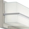 Possini Euro Design Linx Modern Wall Light Chrome Hardwire 33 1/2" Light Bar LED Fixture White Glass for Bedroom Bathroom Vanity Reading Living Room - 3 of 4