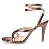 Journee Collection Womens Waverlee Open Toe High Stiletto Pumps Brown 8.5 - 2 of 4