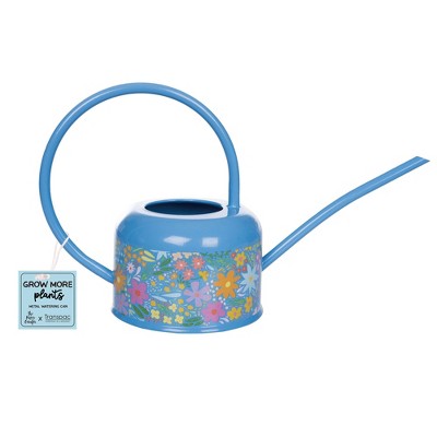 Transpac Metal Floral Watering Can Home Decorations Spring