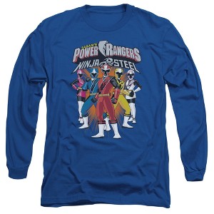 Men’s Power Rangers Team Lineup Long Sleeve T-Shirt - 1 of 4
