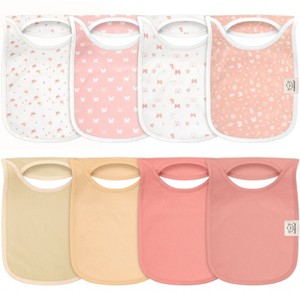 KeaBabies 8-Pack Hallo Baby Drool Bibs , Baby Bibs for Boys, Girls, Pull-on Bibs for Baby Boy, Baby Girl, Baby Bib Unisex - 1 of 4