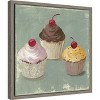 Amanti Art Cupcakes by PI Gallerie Canvas Wall Art Print Framed 16 x 16-in. - 3 of 4