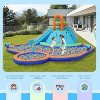 RISOKEYS 4-in-1 Bounce House,Kids Inflatable Water Slide,Water Park Jumping Castle with Water Pool, Slide,Climbing Walls 2 Water Cannons Air Blower - 4 of 4