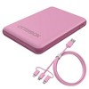 OtterBox Portable Charging Kit Standard 5,000 mAh 3-IN-1 Cable - Cake Pop (78-80147) - 2 of 3