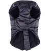 Doggie Design Zip-up Dog Puffer Vest - Black - 2 of 3