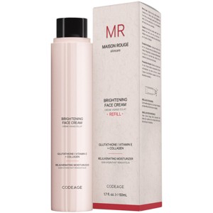 coq10 with glutathione Maison Rouge Brightening Face Cream Refill, Glutathione, Collagen Peptides,  Vitamin CoQ10