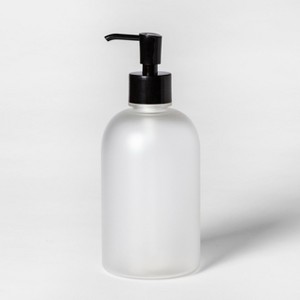 Plastic Soap/Lotion Dispenser Clear - Room Essentials , White