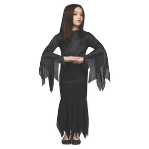 Fun World Girls' The Addams Family Morticia Costume - 1 of 2
