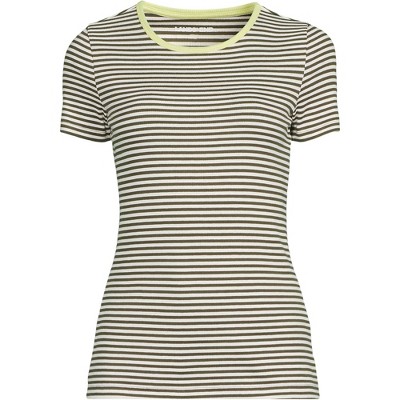 Lands' End Women's Cotton Rib T-shirt