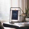 Northlight Rectangular Picture Frame with Clip-On for a 4" x 6" Photo - 9.75" - Black - 2 of 4